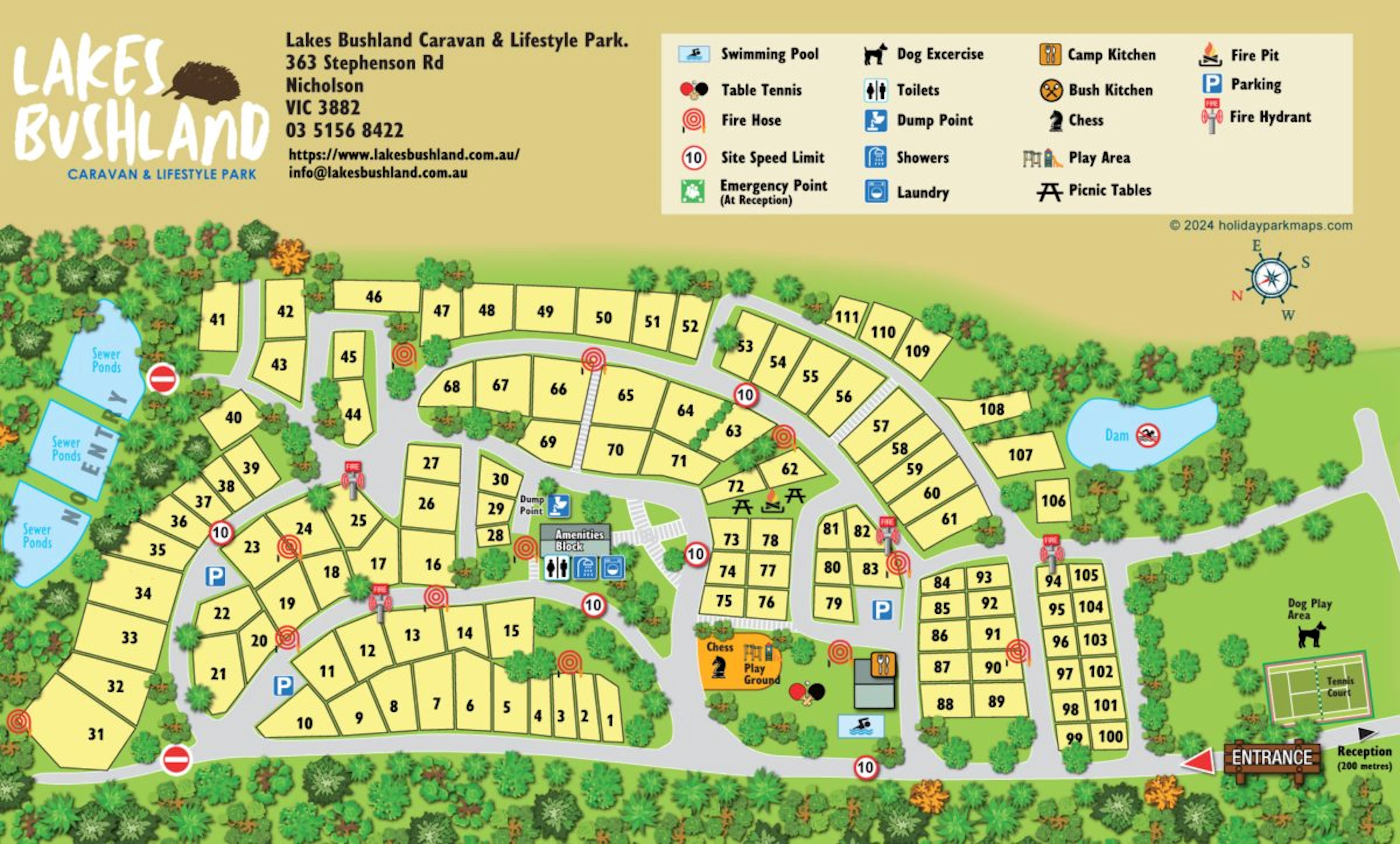 Lakes Bushland Caravan Park in Nicholson, VIC — photo 3