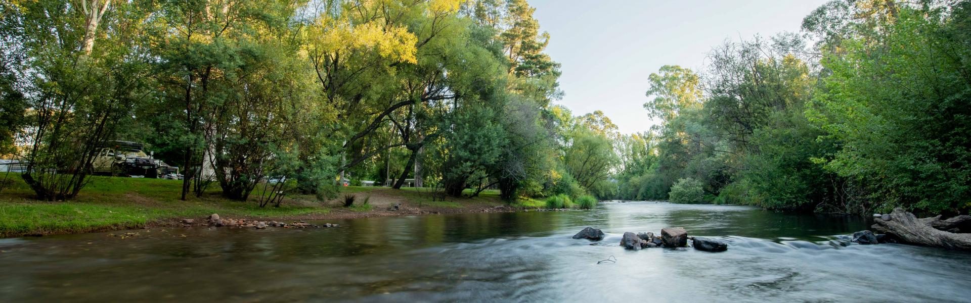 Riverview Caravan Park Porepunkah — Porepunkah, VIC