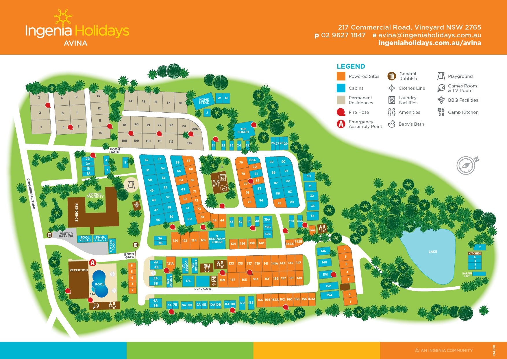 Ingenia Holidays Avina — Commercial Rd opp Ingenia Holidays Avina, NSW