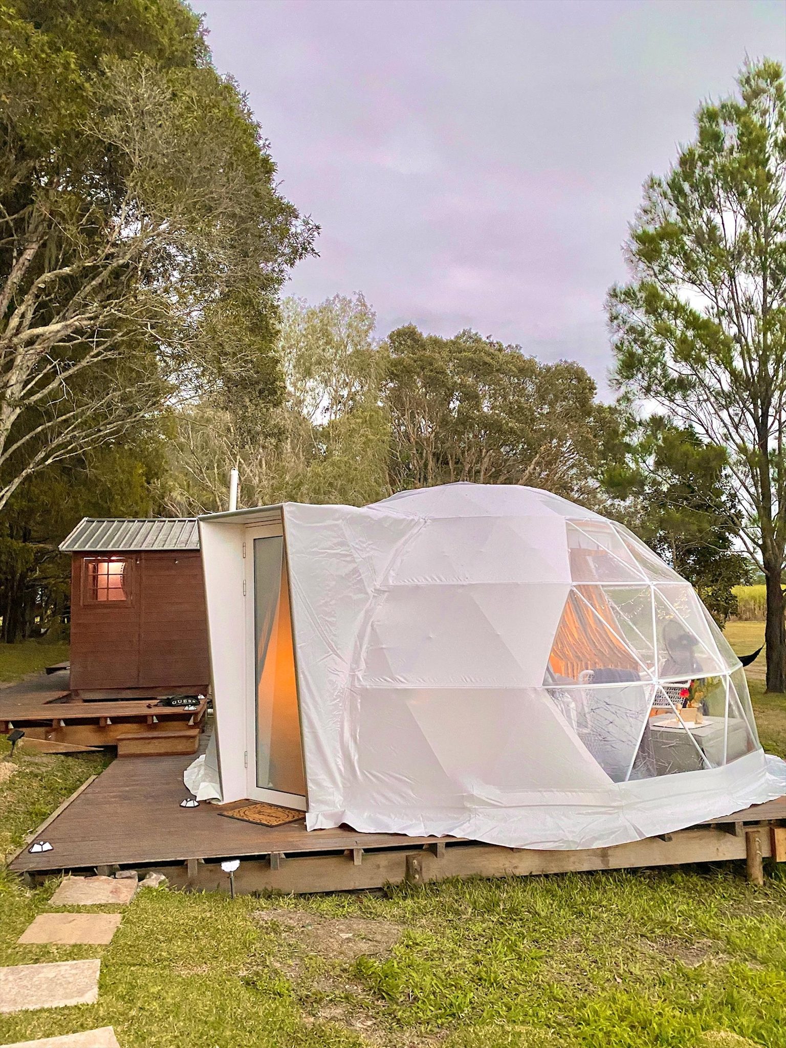 Tallaringa Luxury Camping — Nunderi, NSW